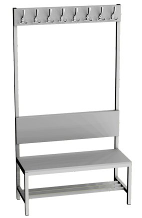 Šatňová lavica LAV 10V - šírka 1000 mm - 1