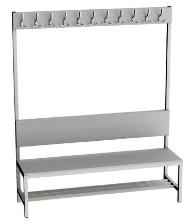 Šatňová lavica LAV 15V - šírka 1500 mm - 1