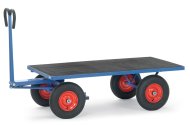 Ručný valníkový vozík s gumovými kolesami (4 modely) - 1
