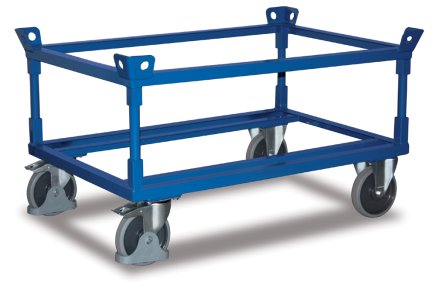 Paletový vozík s oceľovým rámom s nosnosťou 500 kg sw-870.506 - 1