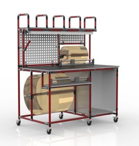 Kompletne vybavené baliace pracovisko