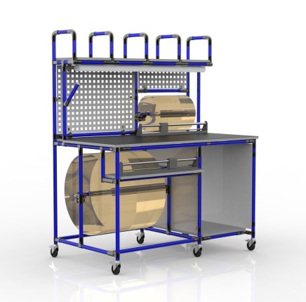 Univerzálny baliaci stôl 23020154, 2x rezačka - 3