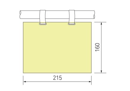Závesné vrecko na štítok NP-0215 - 2
