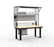 Elektricky výškovo nastavitelný baliaci stôl s rezačkou 24102230