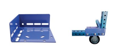 Rohový držiak pre kolieska WJ-SQ4040-003