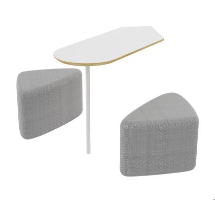 Akustická kabína P2F pre 2 osoby s nábytkovou súpravou A. - 2