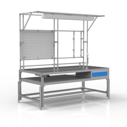 Mechanicky výškovo nastaviteľný zvárací stôl - 2