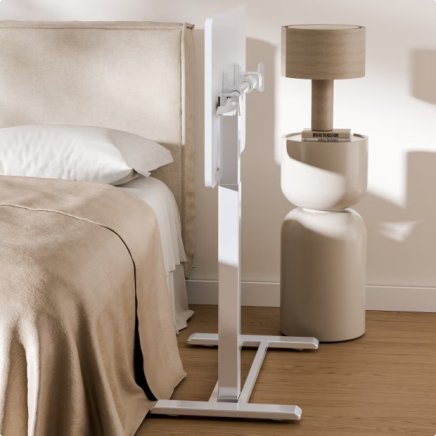 Výškovo nastaviteľný kancelársky a pracovný stôl H3 White - 4