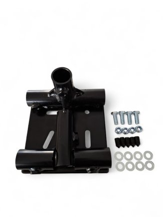 Rohový držiak pre kolieska s platňou MT-5139C_BK - 2