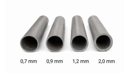 ESD oceľová rúrka ECCO PP-1070EG s hrúbkou steny 0,7 mm – farba sivá - 2